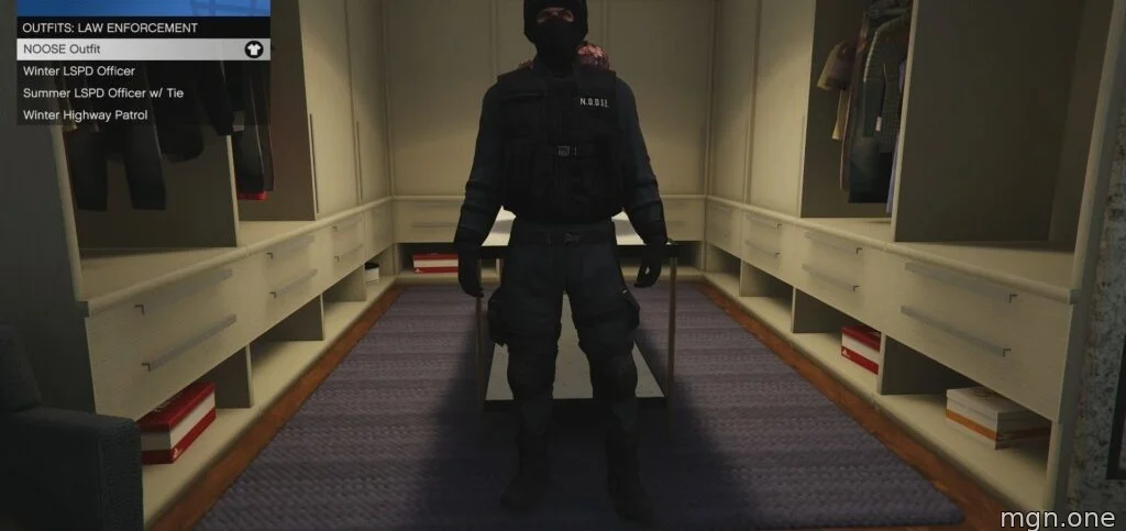 The NOOSE Outfit in GTA Online. 