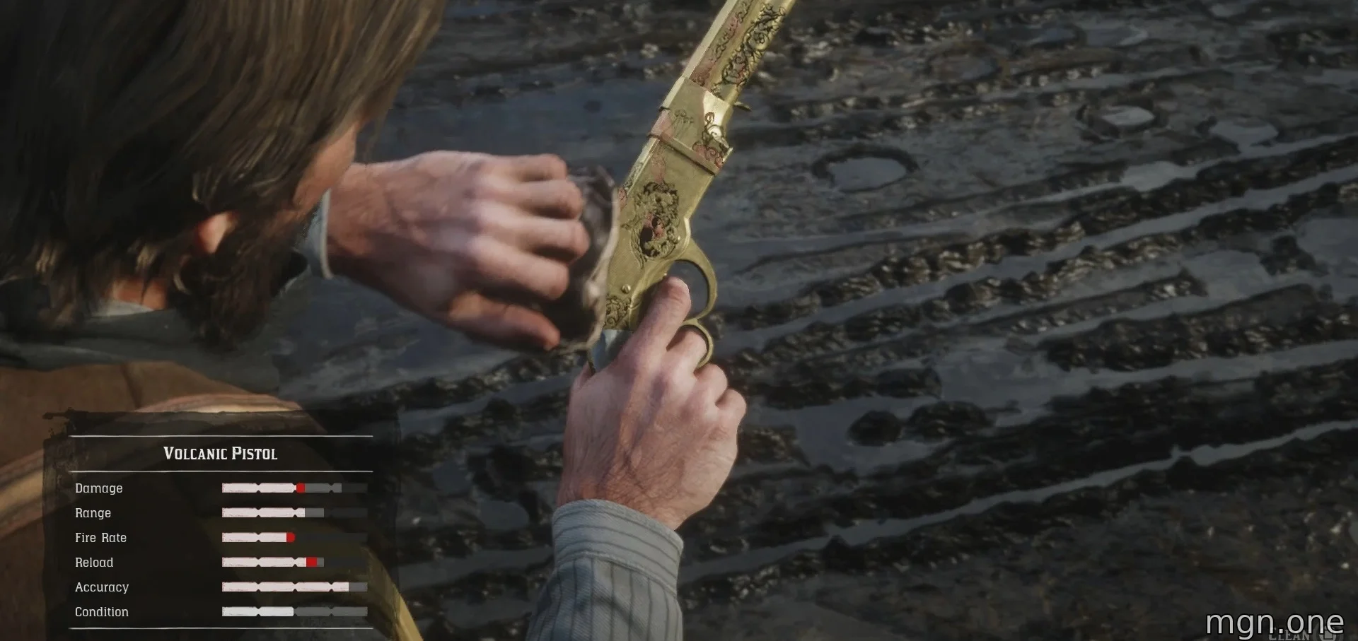 Cleaning a gun using Gun Oil.