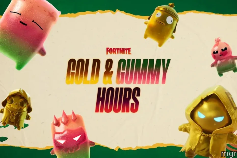 Fortnite-Fortnite What time is Gold and Gummy Hour in Fortnite?